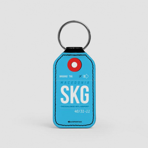 SKG - Leather Keychain