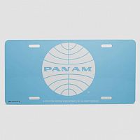 Pan Am Logo - License Plate