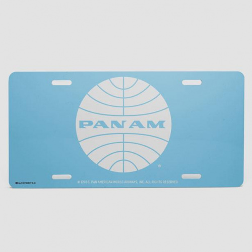 Pan Am Logo - License Plate