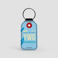 YWG - Leather Keychain