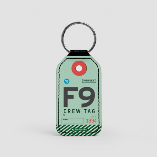 F9 - Leather Keychain