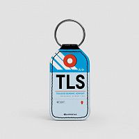 TLS - Leather Keychain