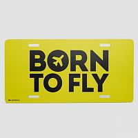 Born To Fly - License Plate