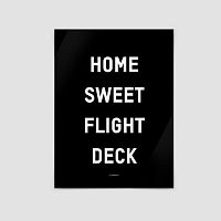 Home Sweet Flight Deck - Poster