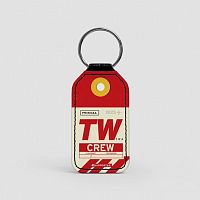 TW - Leather Keychain