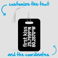 Coordinates - Luggage Tag