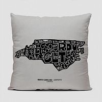 North Carolina - Throw Pillow