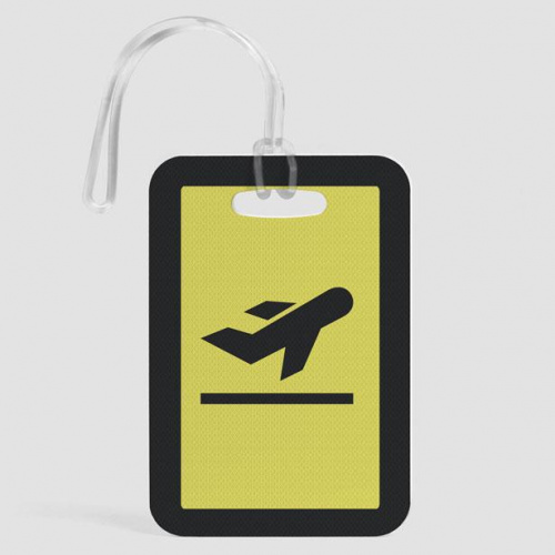 Plane Departure - Luggage Tag