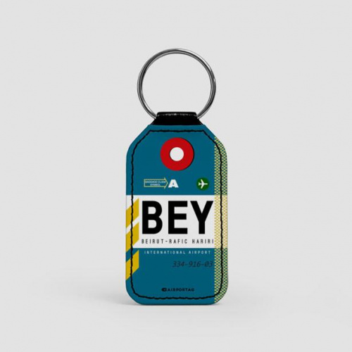 BEY - Leather Keychain