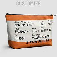 Train Ticket - UK - Pouch Bag
