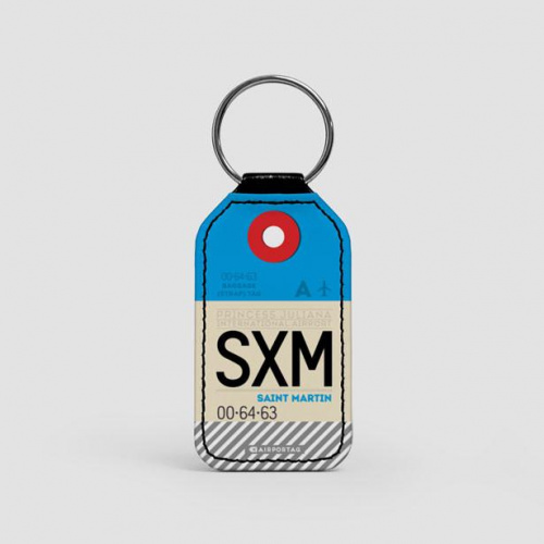 SXM - Leather Keychain