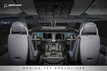 Boeing 787 Dreamliner Flight Deck Poster