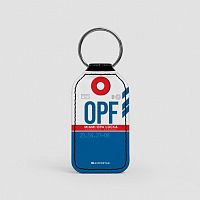 OPF - Leather Keychain