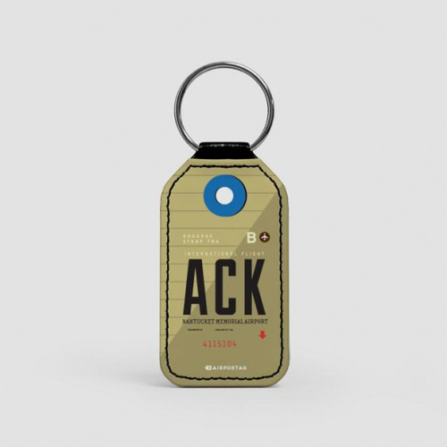 ACK - Leather Keychain