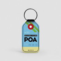 POA - Leather Keychain