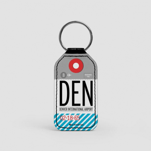 DEN - Leather Keychain