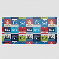 Japanese Airports - License Plate