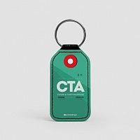 CTA - Leather Keychain