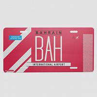 BAH - License Plate