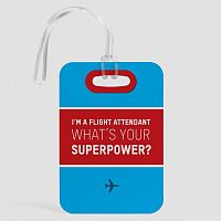 I'm a Flight Attendant - Luggage Tag