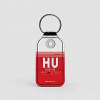 HU - Leather Keychain