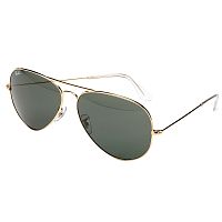 Ray-Ban Small Aviator Sunglasses (55mm - Gold Frame)