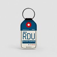 RDU - Leather Keychain