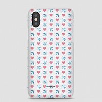 Emoji Heart Plane - Phone Case