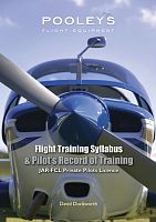 Pooleys Pilot's Record & Flight Training Syllabus (Navy Blue)