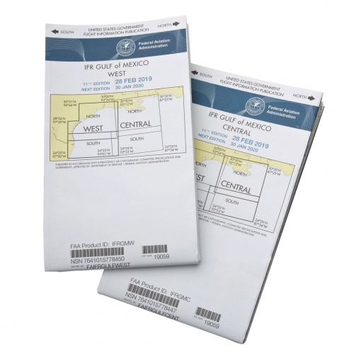 IFR Gulf of Mexico Vertical Flight Reference Chart (set of 2)