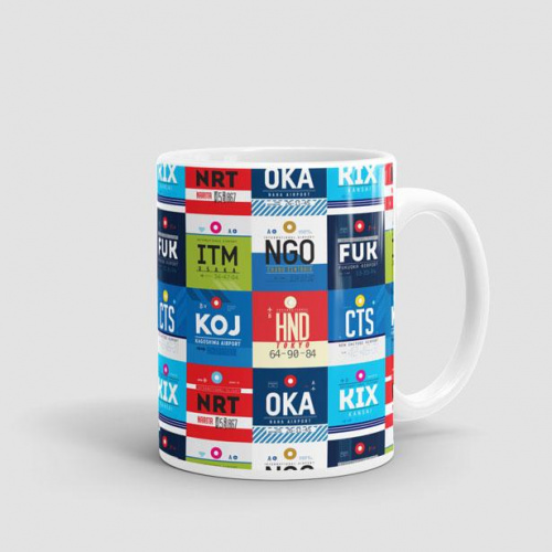 Japanese Airports - Mug