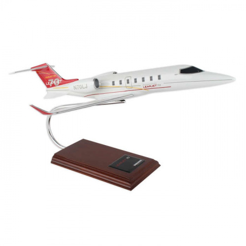 Lear 70 1/35 (BL70tr) New Livery Mahogany Aircraft Model