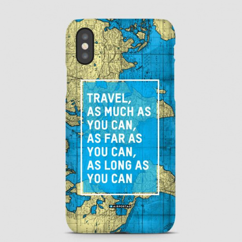 Travel As Much As - Phone Case