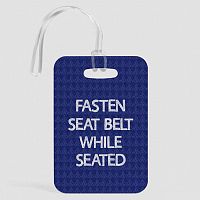 Fasten Seat Belt - Luggage Tag