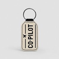 Copilot - Leather Keychain