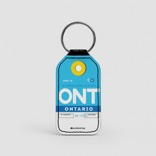 ONT - Leather Keychain