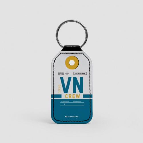 VN - Leather Keychain