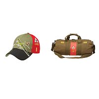 B-17 Flying Fortress Cap and Bomber Bag