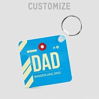 DAD - Square Keychain