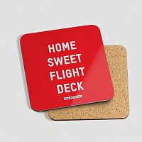 Home Sweet Flight Deck - Coaster