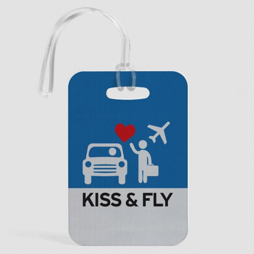 Kiss and Fly - Luggage Tag