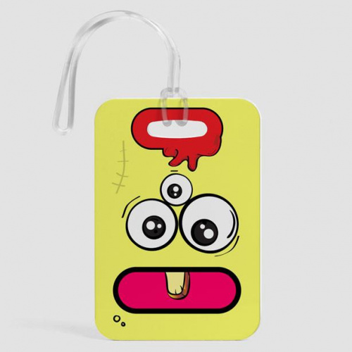 Monster Yellow - Luggage Tag