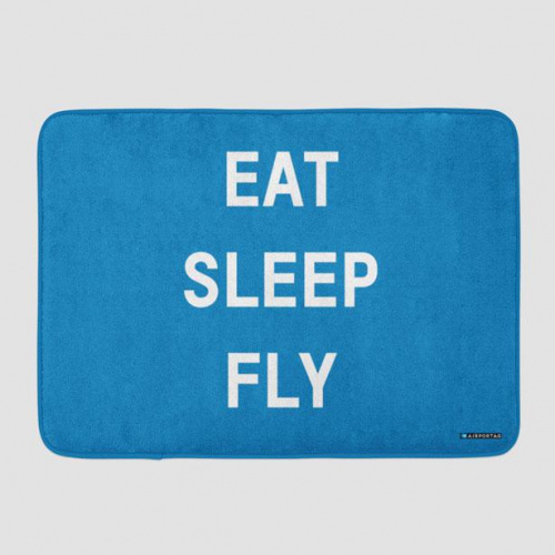 Eat Sleep Fly - Bath Mat