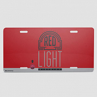 Red Light - License Plate