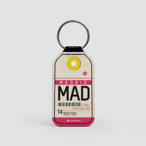 MAD - Leather Keychain