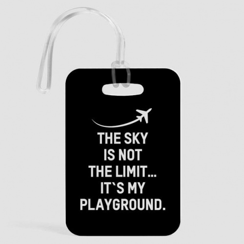 The Sky is Not the Limit - Luggage Tag