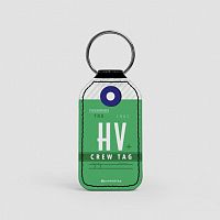 HV - Leather Keychain