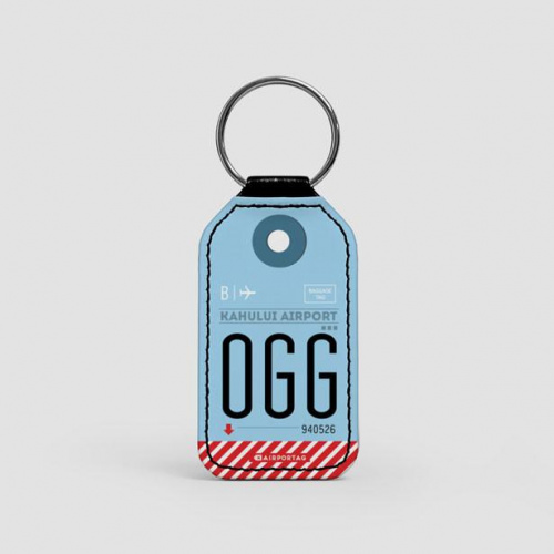 OGG - Leather Keychain