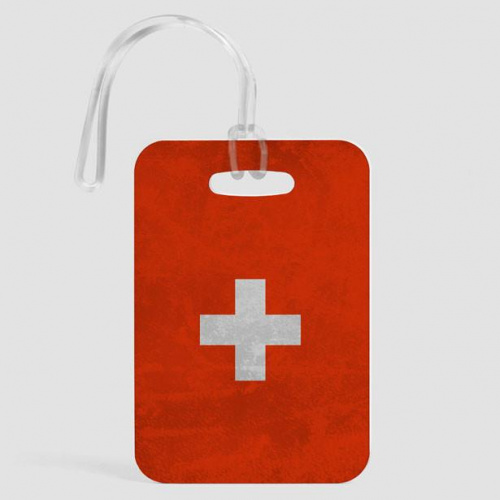 Switzerland Flag - Luggage Tag