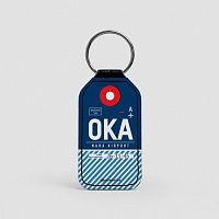 OKA - Leather Keychain